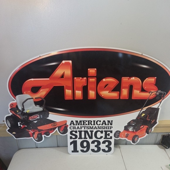 ARIENS SNOWBLOWERS Metal Dealer Advertising Tin American Craftsmanship King Snow